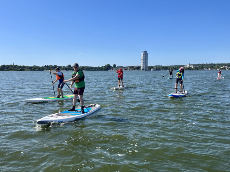 SUP Tour auf der Schlei<br />
