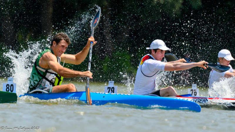 Paddelfeld beim Weltcup in Bulgarien