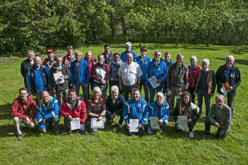 Gruppenbild aller geehrten Personen
