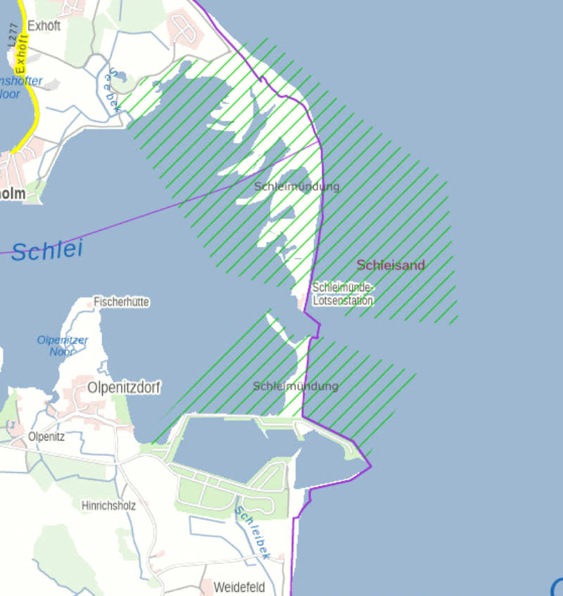 Naturschutzgebiet Schleimünde, Digitaler Atlas Nord