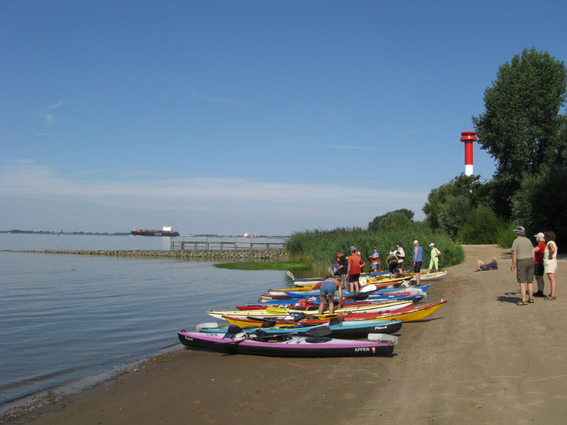 Tour der EM am Elbstrand